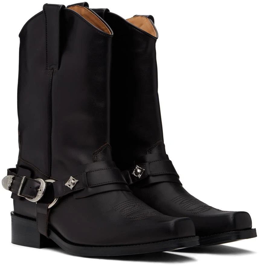 Toga Virilis SSENSE Exclusive Brown Boots 4