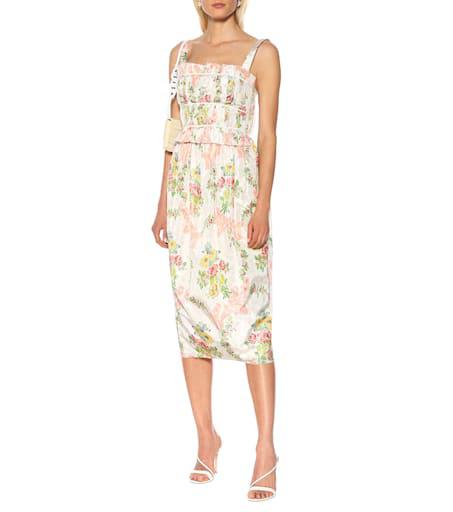 Brock Collection Palmira floral silk-blend dress