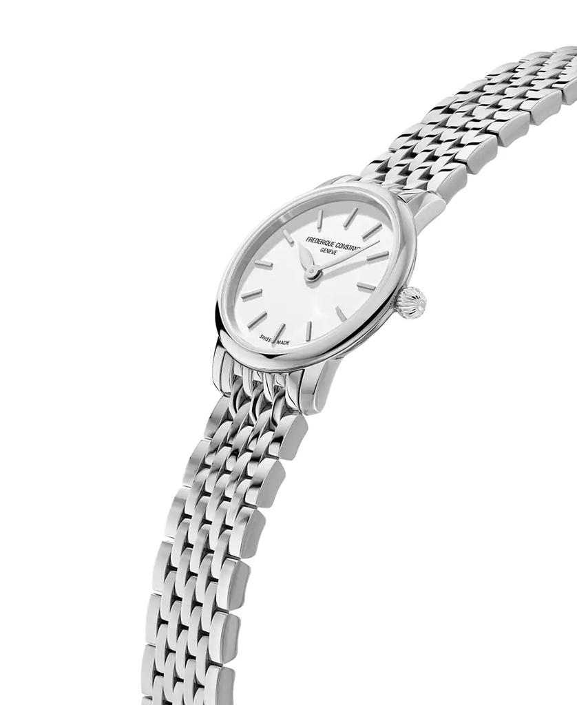 Frederique Constant Women's Swiss Slimline Mini Stainless Steel Bracelet Watch 25mm