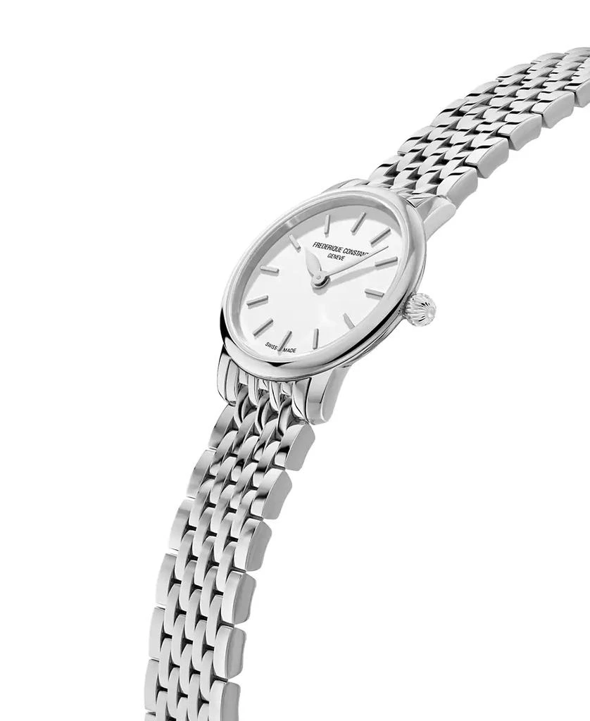 Frederique Constant Women's Swiss Slimline Mini Stainless Steel Bracelet Watch 25mm 2