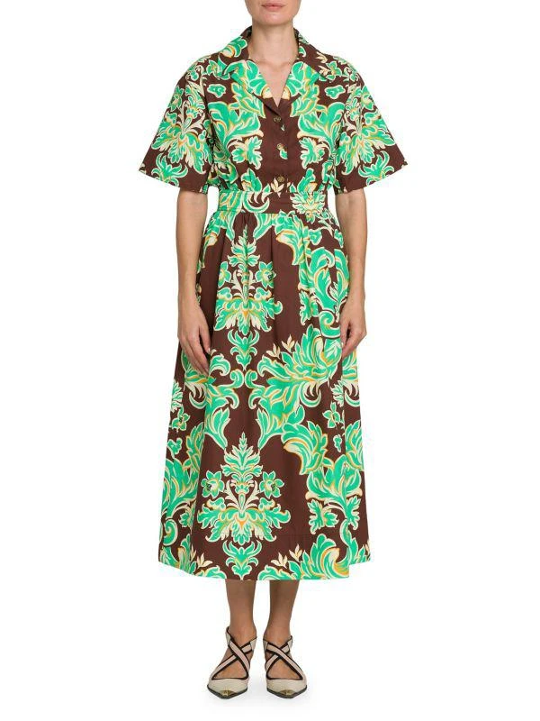 Damask Cotton Midi-Dress  On Sale Now with Up to 85% Off | Discover  Exclusive Deals & Savings at BeyondStyle  Authentic ETRO women's  apparel|a-line|women's|dresses|Women's with Limited-Time Discounts, Free  Shipping, and Price