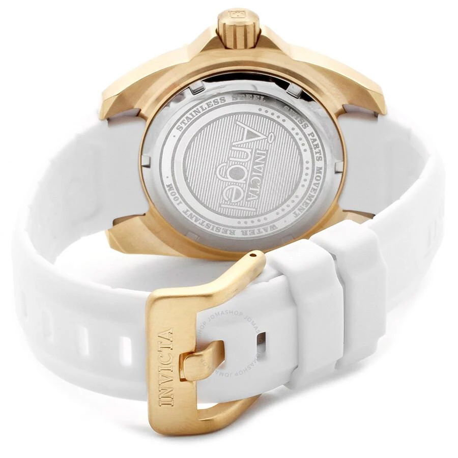 Invicta Invicta Angel Mother of Pearl Dial White Rubber Ladies Watch 0488 3