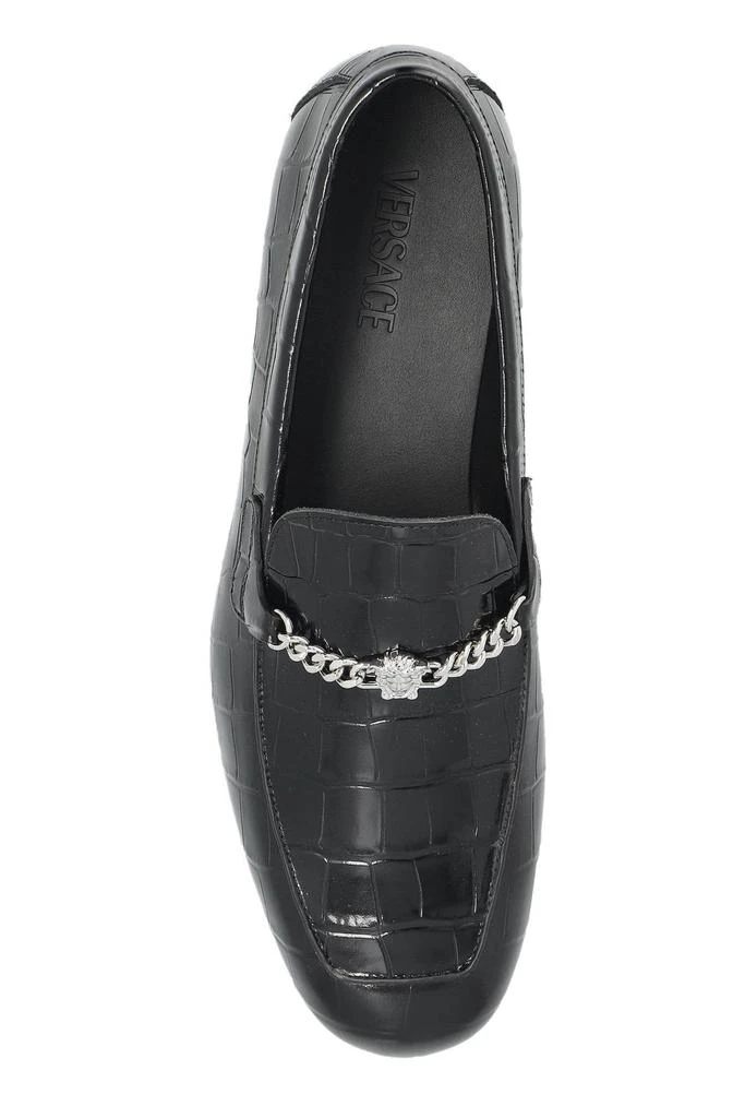 Versace Versace Embossed Slip-On Loafers 4