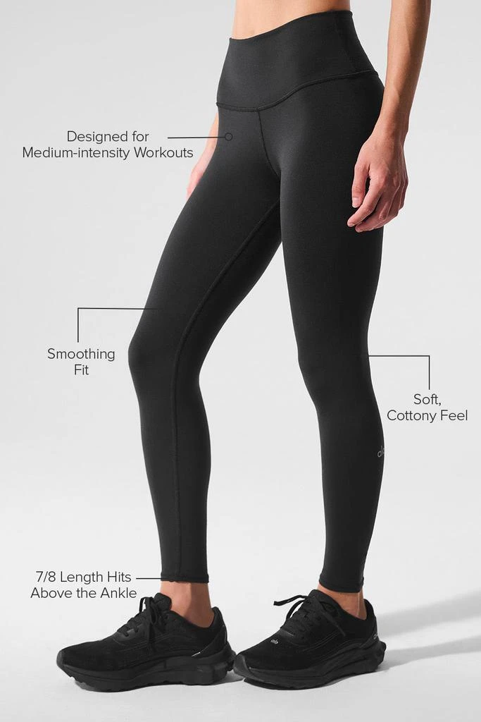 Alo 7/8 High-Waist Airbrush Legging - Black 2