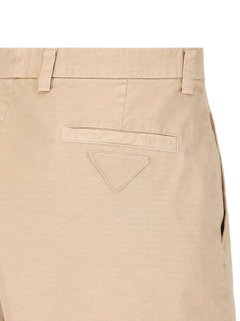 Prada Prada Triangle Patch Shorts 3