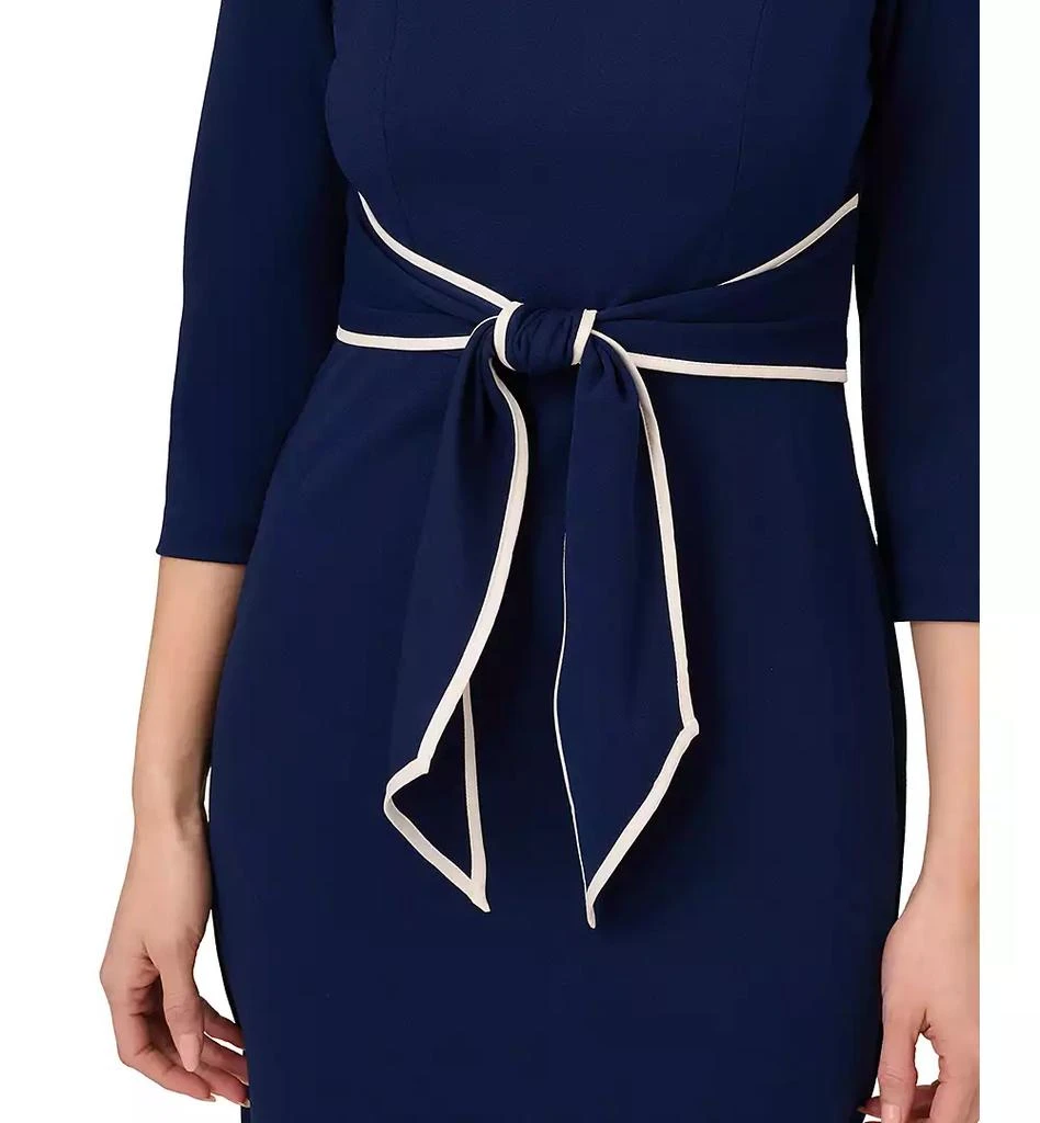 Adrianna Papell Petite Tipped Tie-Waist Dress 3
