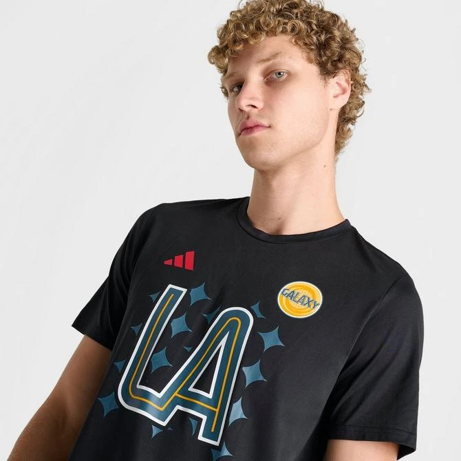 Adidas Men's adidas LA Galaxy MLS Pre-Game T-Shirt 5