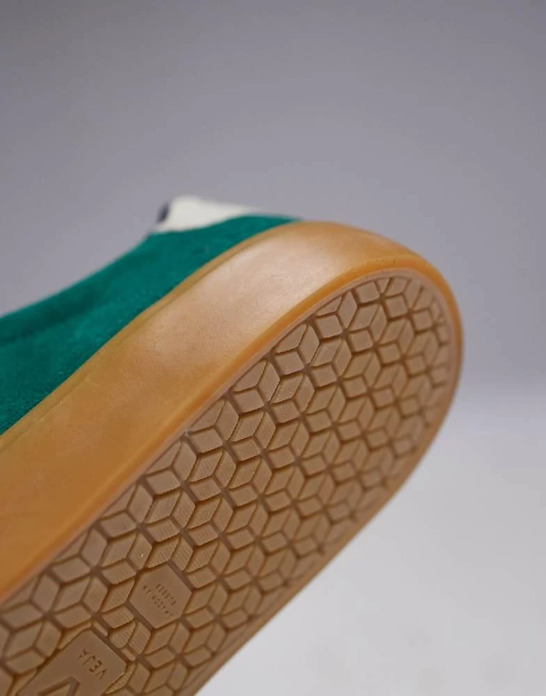 Veja VEJA Campo bold suede trainer in green 4