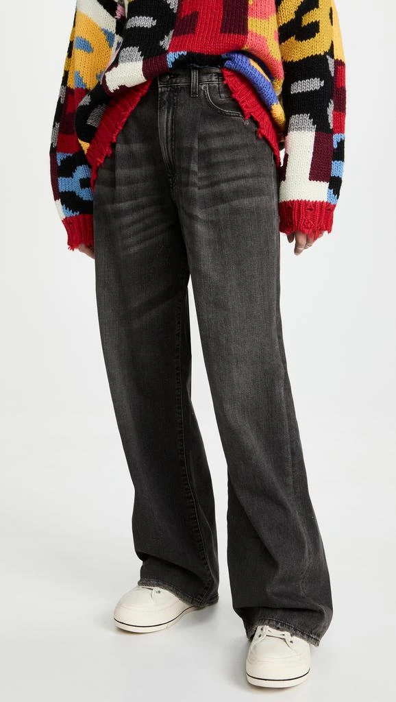 R13 Damon Pleated Wide Leg 1