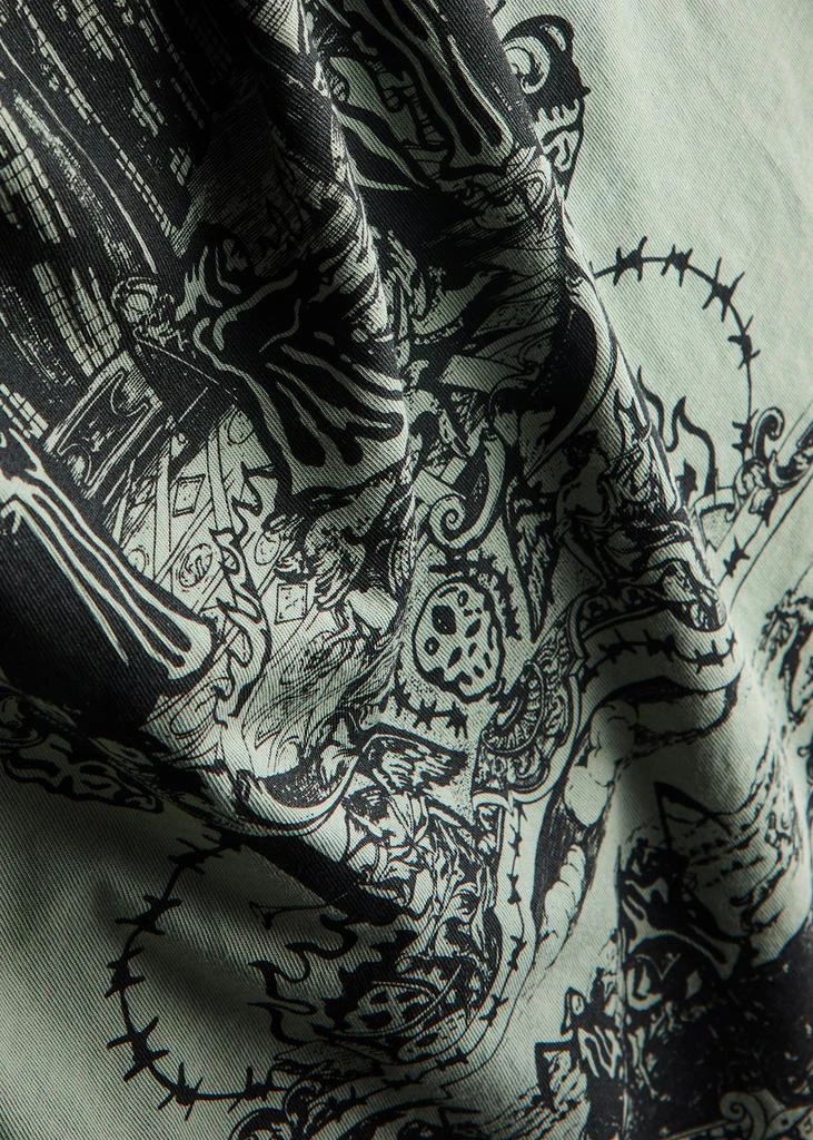 Warren Lotas Dark Feast printed cotton T-Shirt 5