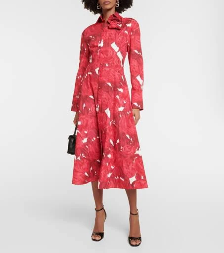 Valentino Floral cotton shirt dress 2