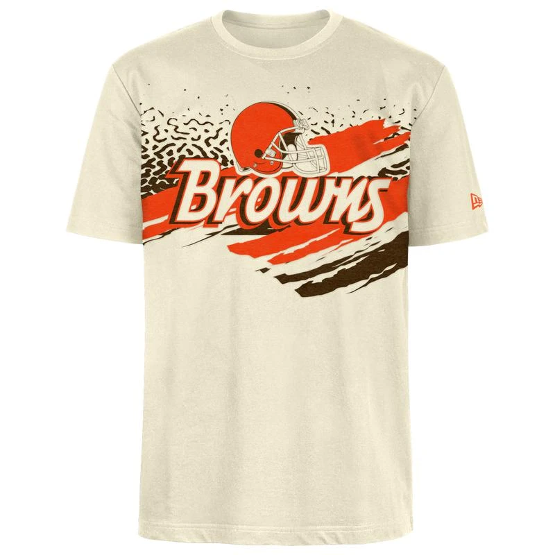 New Era New Era Browns Fitted Short Sleeve T-Shirt - Men's 1