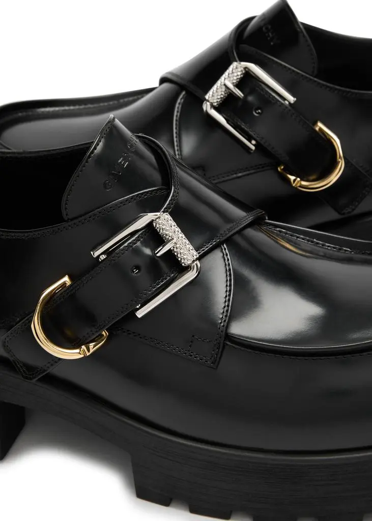 Givenchy Voyou Monk 50 leather loafers 4