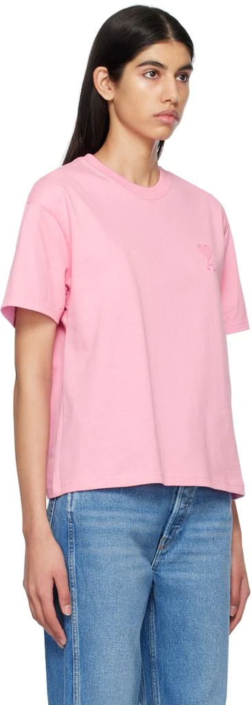 AMI Pink Ami de Cœur T-Shirt 2