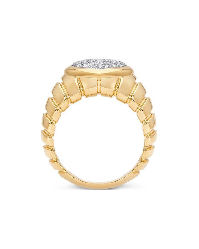 MARINA 18K Yellow Gold Timo Diamond Pavé Cluster Ring 4