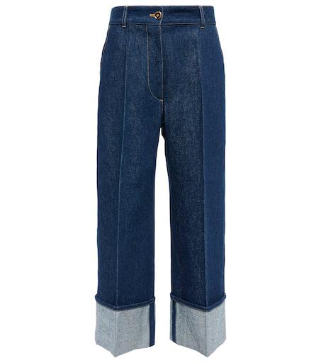 【Patou】 Mid-rise wide-leg jeans PATOU Mid-rise wide-leg jeans - Jeans - Free Shipping