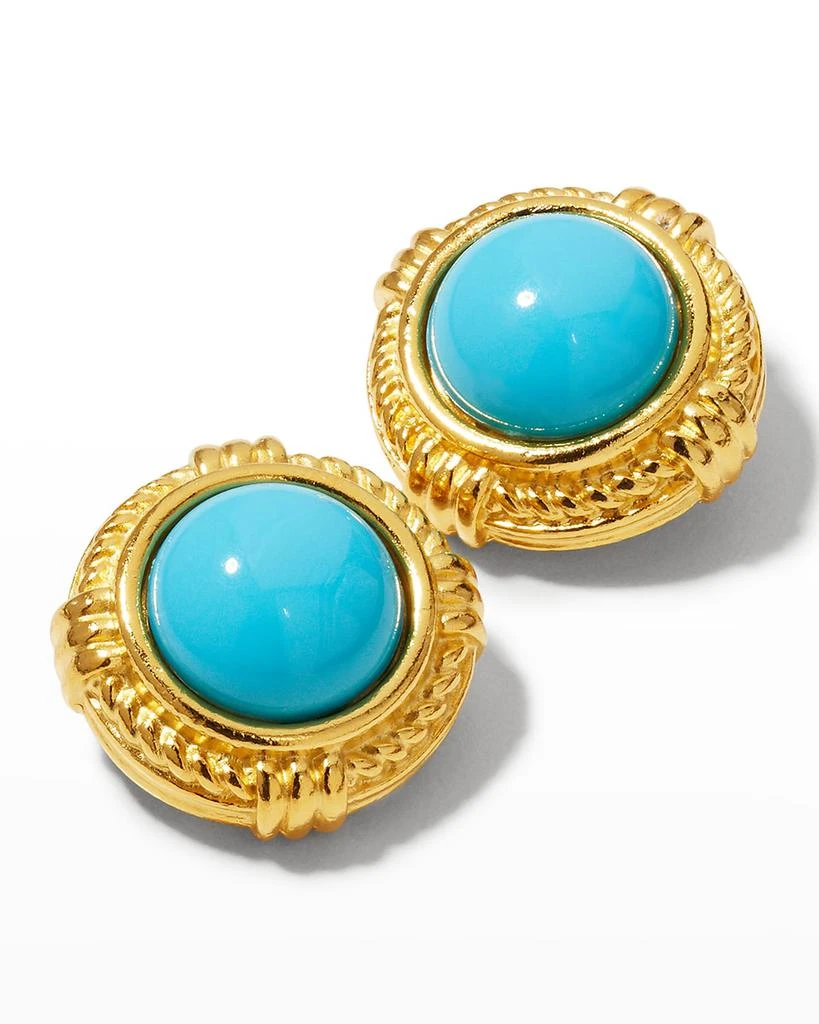 BEN-AMUN Turquoise Sphere Stud Earrings 3