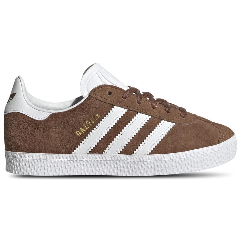 adidas Originals adidas Originals Gazelle C Boys Preschool Brown White Gold 12.5 Baby Kids Free Shipping BeyondStyle