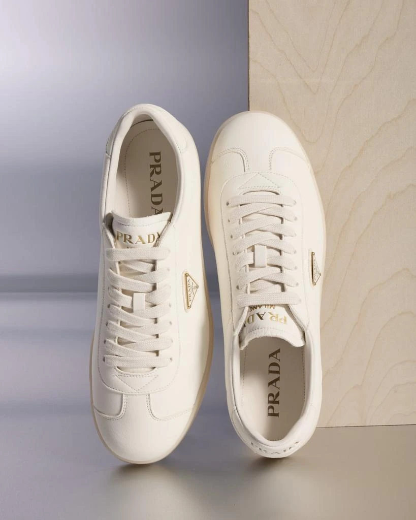 Prada Men's Lane Deerskin Low-Top Sneakers 2
