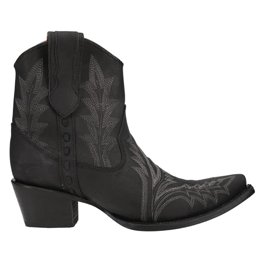 Corral Boots Embroidered Snip Toe Cowboy Booties