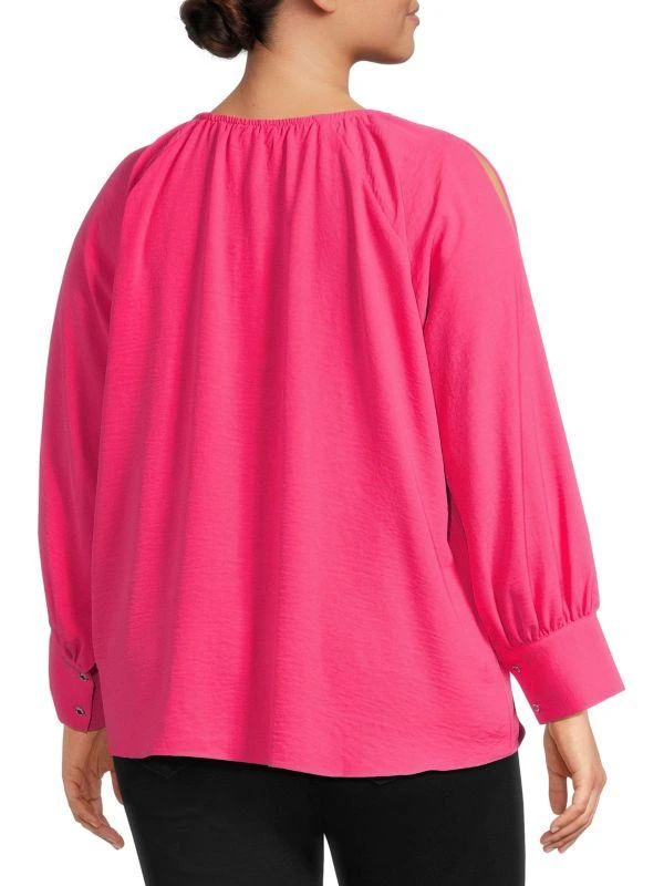 Calvin Klein Plus Cold Shoulder Top 2