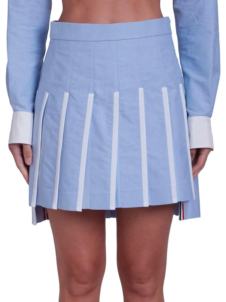 Thom Browne Cotton Pleated Miniskirt 1