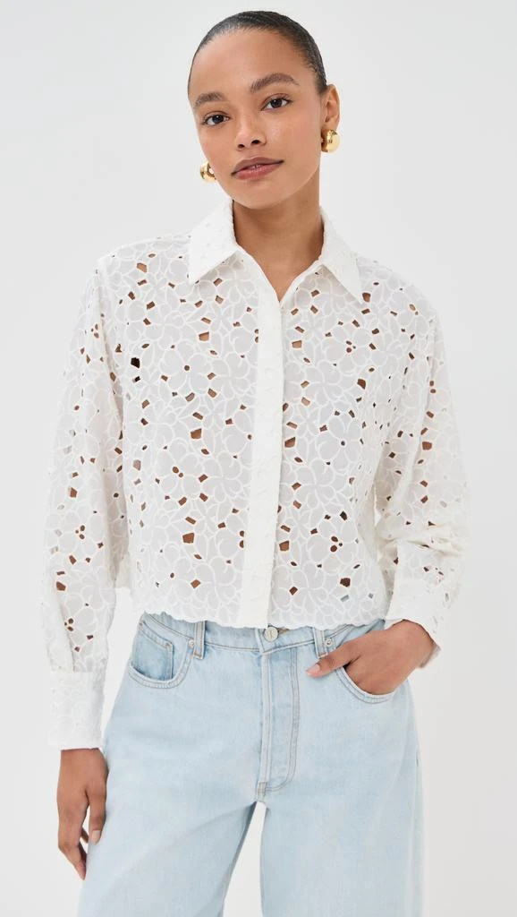 SIMKHAI Penelope Long Sleeve Shirt 1