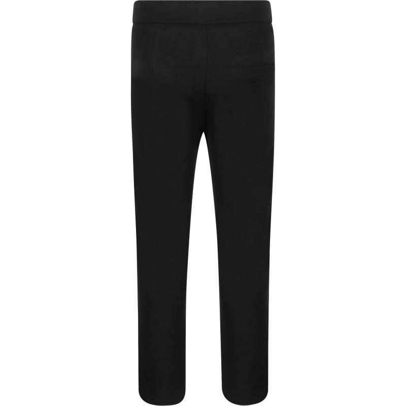 Abel & Lula Bows detailing elegant trousers in black