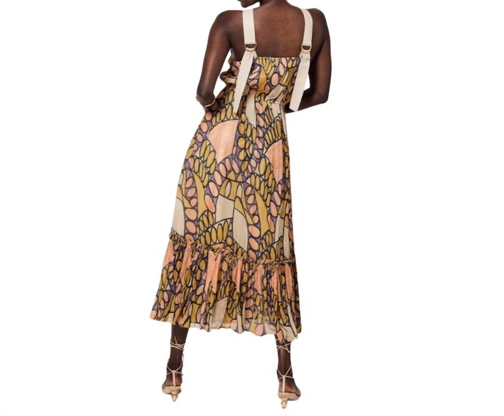 Cleobella Kay Midi Dress In Saguaro Print 2