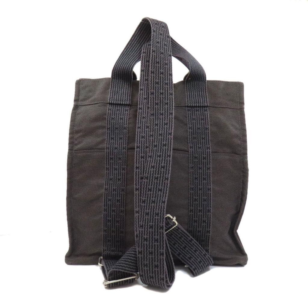 Hermes Canvas Handbag (Pre-Owned)