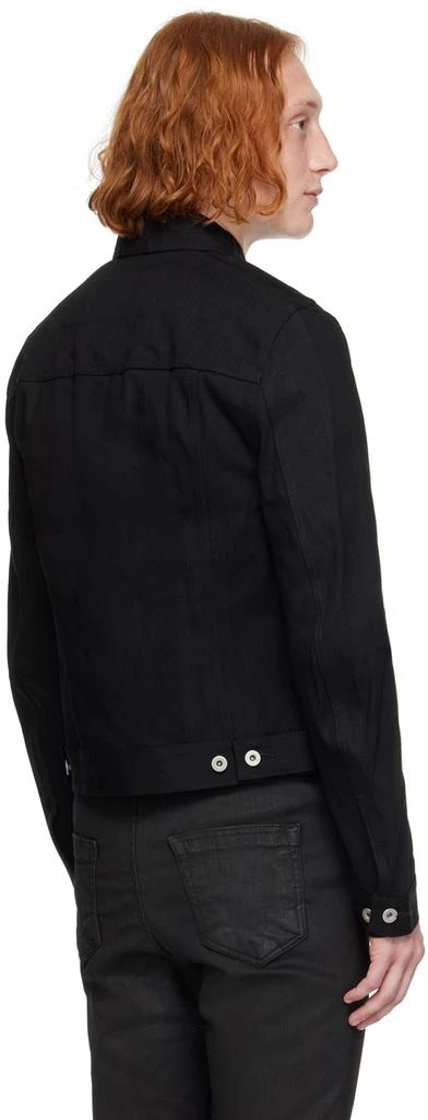 Rick Owens Black Porterville Button Denim Jacket 3
