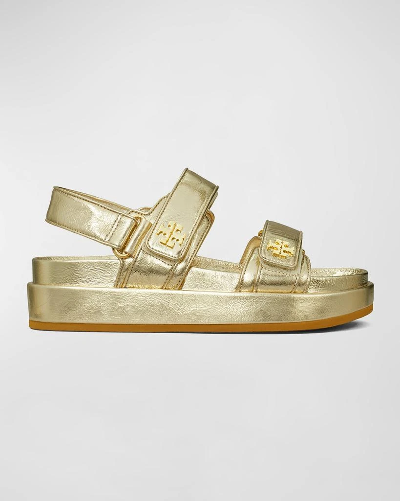 Tory Burch Kira Metallic Dual-Band Sport Sandals 1