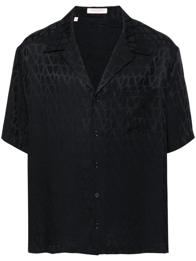 Valentino Garavani Valentino Garavani `Toile Iconographe` Short Sleeve Shirt