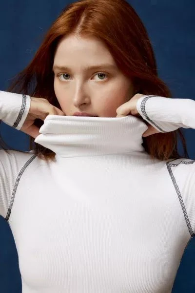 BDG BDG Sierra Seamed Turtleneck Top 1