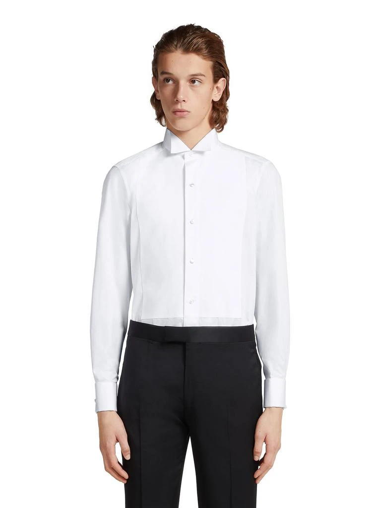 Zegna Zegna Long-Sleeved Tuxedo Shirt 2