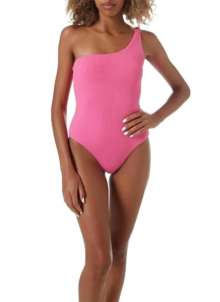 MELISSA ODABASH Palermo One Piece In Hot Pink