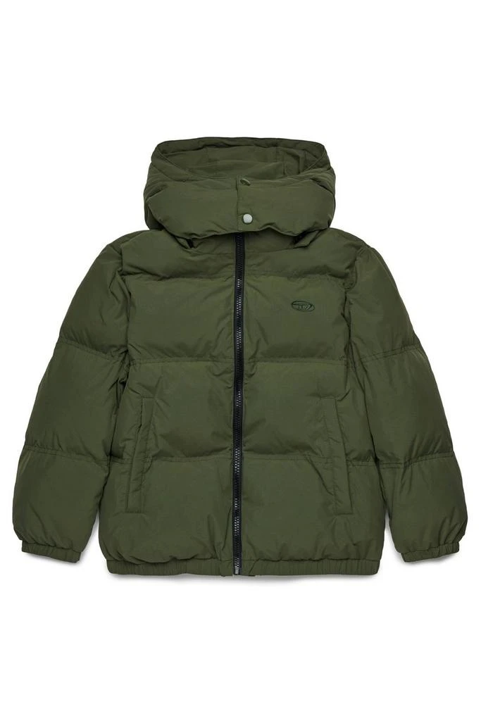 Diesel Diesel Kids Oval-D Logo Embroidered Padded Jacket
