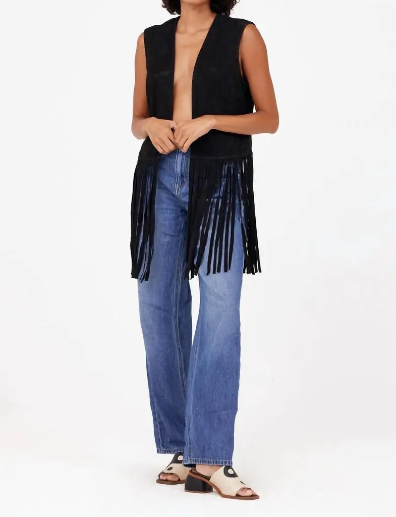 MAURITIUS Mauritius - Katy Fringe Leather Vest