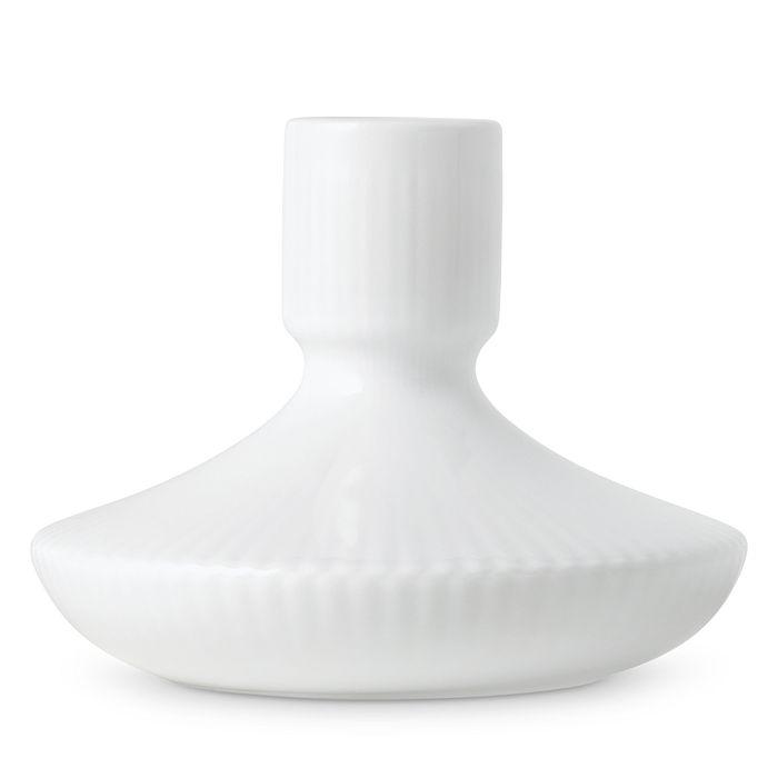 Royal Copenhagen White Fluted 3" Candlestick