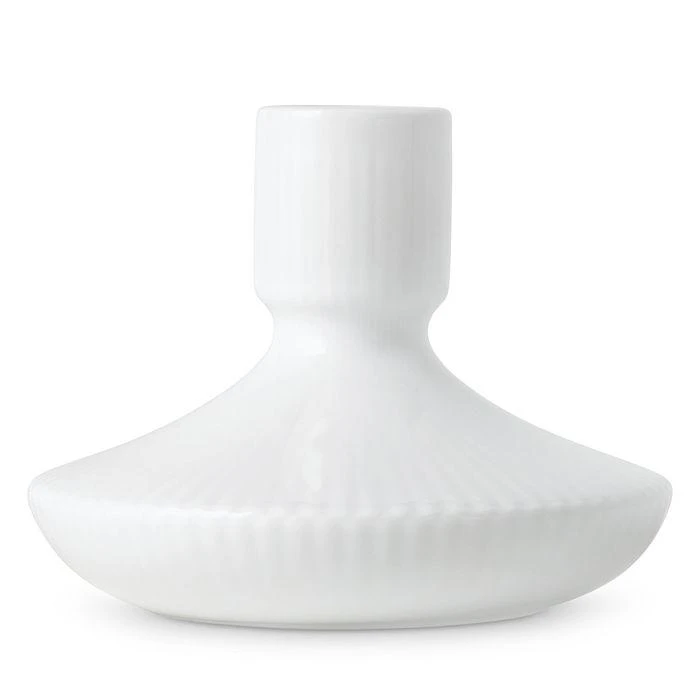 ROYAL COPENHAGEN White Fluted 3" Candlestick 1