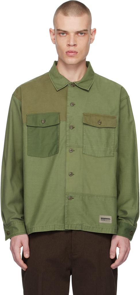 Neighborhood Blue Stripe Work Shirt M - Shirts - BeyondStyle