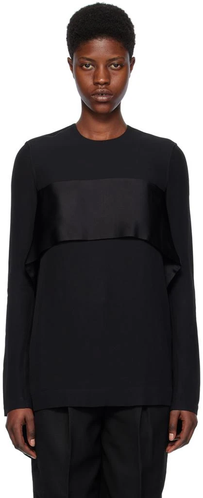 Totême Black Layered Blouse 1