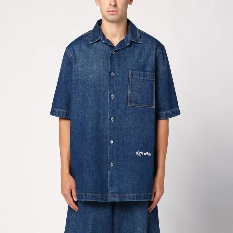 Off-White Blue denim over shirt 1