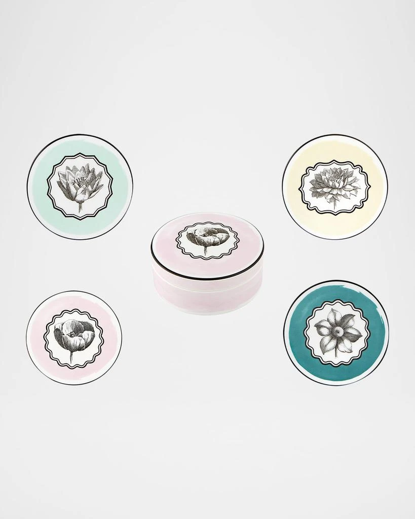 Christian Lacroix Christian Herbariae Coasters, Set of 4 1