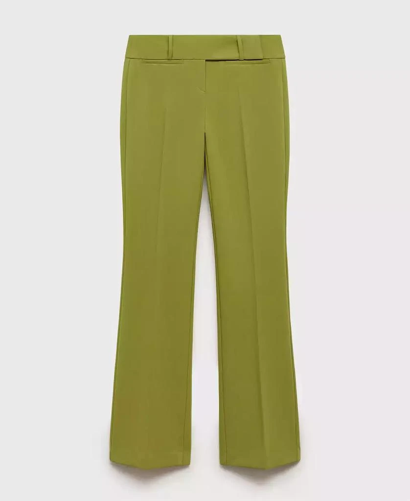 Mango Women's Satin Pleated Pants 2