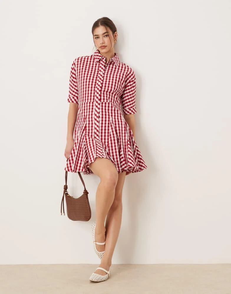 strapless open back dress Ohio MINI Dress