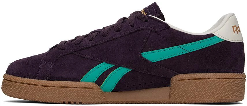 Reebok Burgundy & Blue Club C Grounds UK Sneakers 3