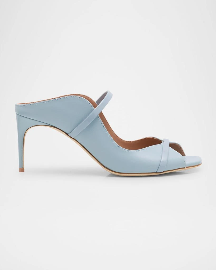 Malone Souliers Noah Leather Two-Band Mule Sandals 1