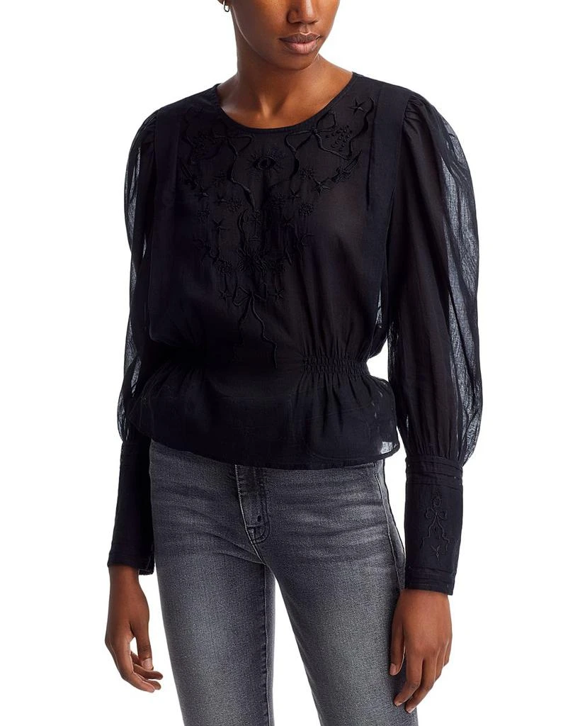 MOTHER The Straight Lace Top 1