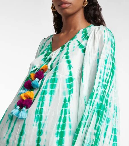 ANNA KOSTUROVA Tie-dye silk minidress 4
